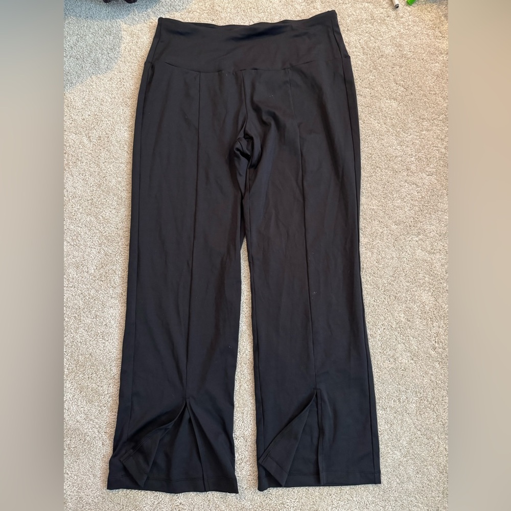 Mondetta Split Hem Wide Leg Athleisure Pants